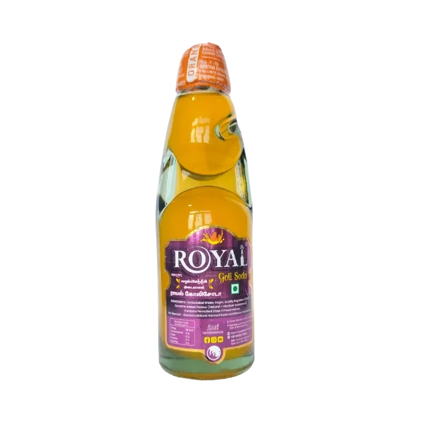Royal Goli Soda – 200ml | Natural Orange Flavor