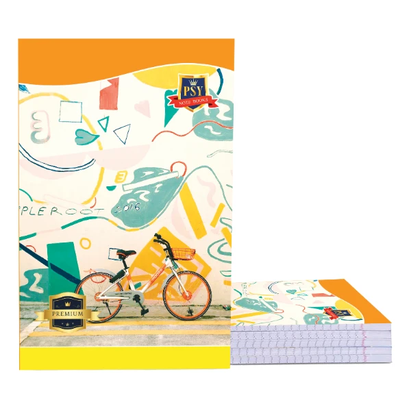 PSY Long-Size Unruled Notebooks (5-Pack) - 192 Pages Each