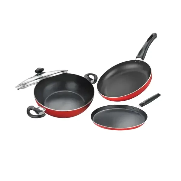 Non-Stick Cookware Gift Set | Includes Tawa, Frypan & Kadai - Perfect for All Your Cooking Needs