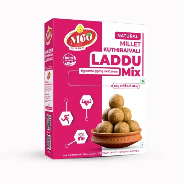 Natural Millet – Kuthiraivali Laddu Mix – 400 gm