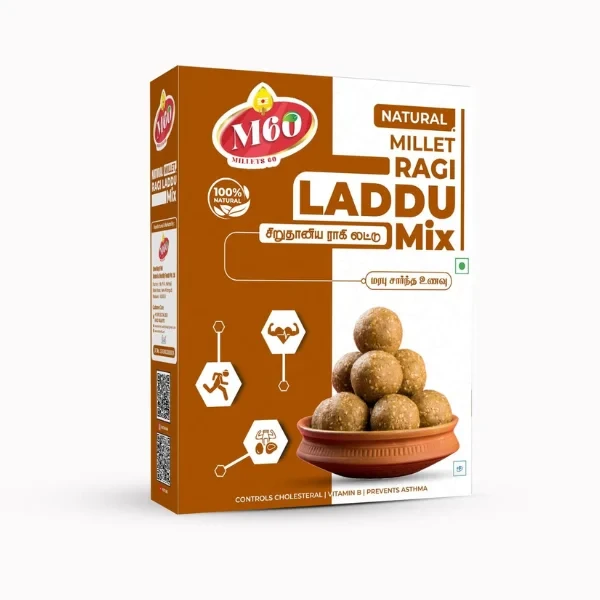 Natural Millet – Ragi Laddu Mix – 400 gm