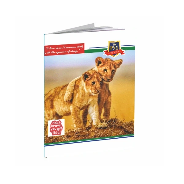 psy king-size size note book - ruled,  192 Pages, 1 (piece)